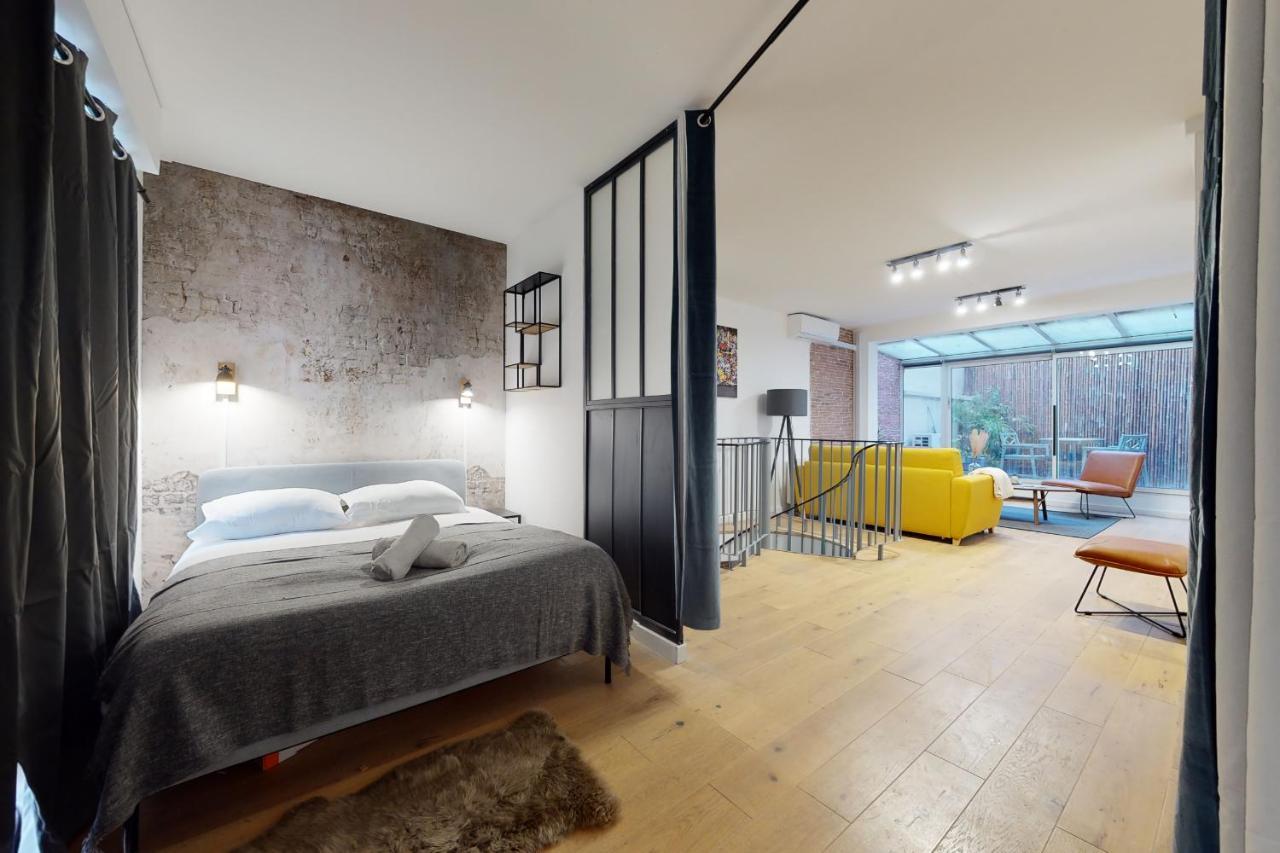 Superbe Loft Avec Patio - Tour Eiffel Apartamento Paris Exterior foto